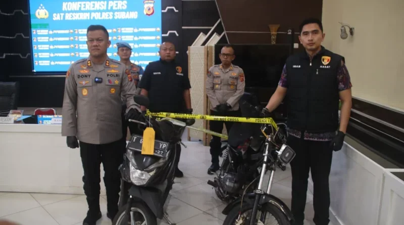 Polres Subang Ungkap Curanmor Modus Duplikasi Kunci, Tiga Pelaku Diamankan